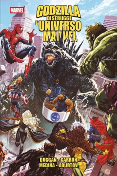 Copertina di Godzilla Distrugge L'Universo Marvel Vol. 1
